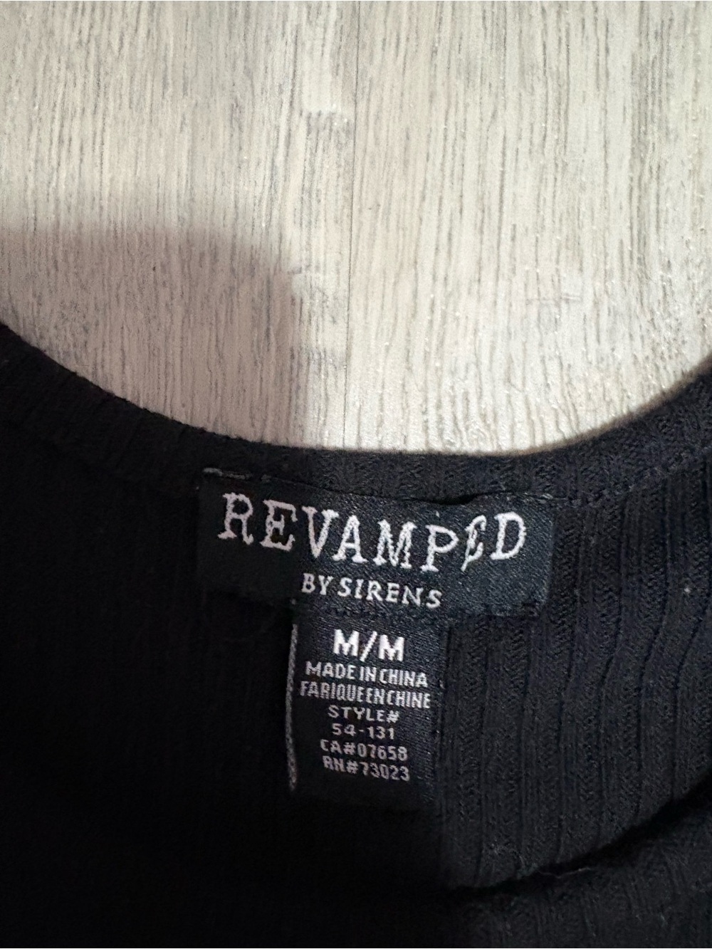 2 for $10 Revamped Ribbed Black Tank Top Classic Scoop Neck size medium - Picture 2 of 3